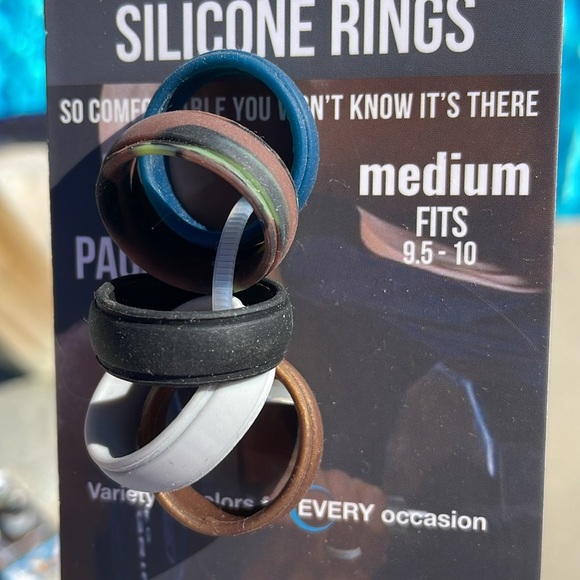 Silicone Rings set 9.5-10 - Picture 2 of 5